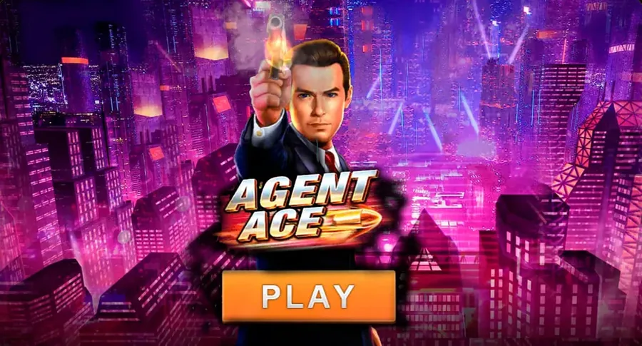 Agent Ace slot launch screen with the Play button — the game you open on mobile