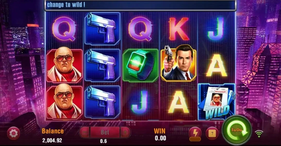 Agent Ace slot gameplay on mobile